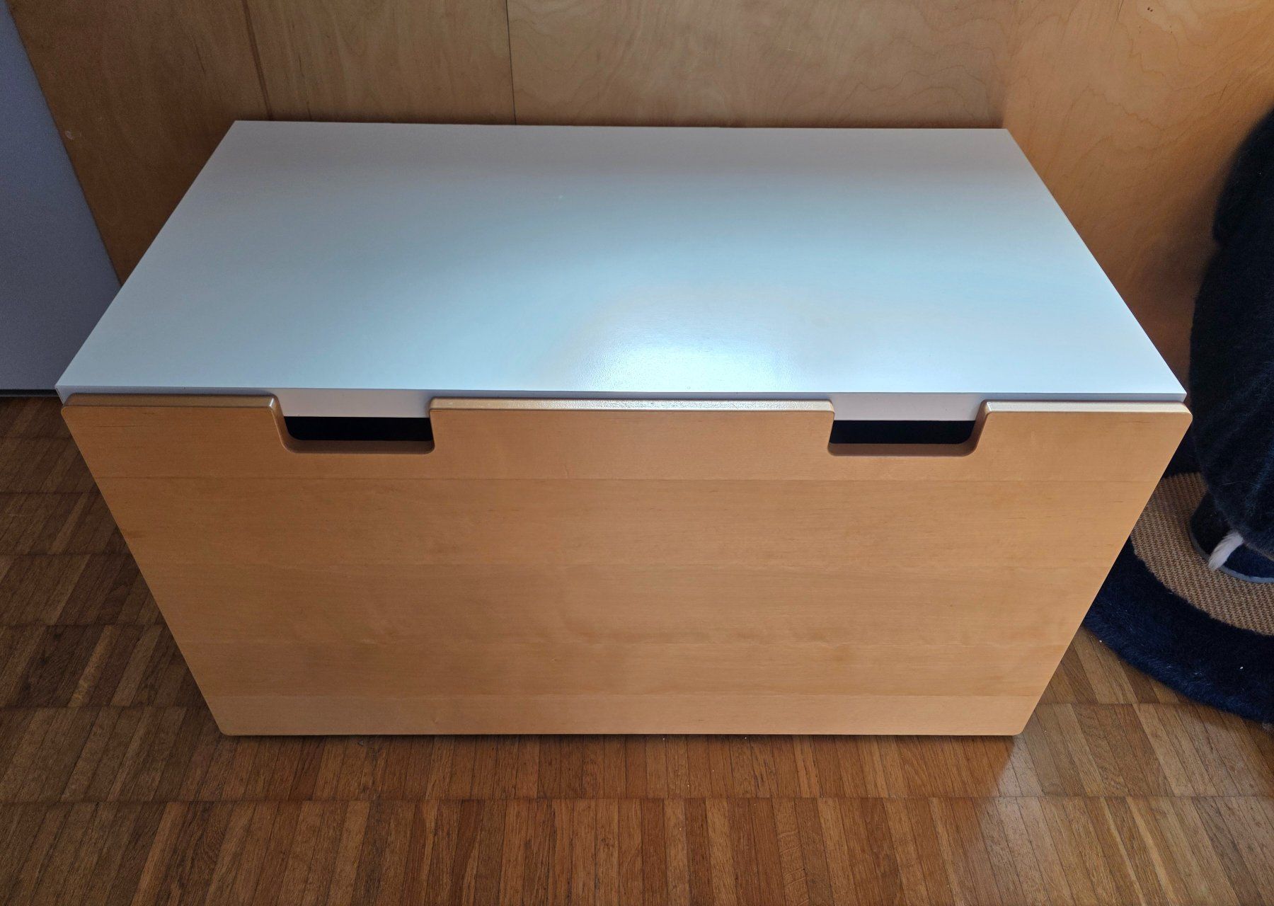 IKEA Stuva Bank Truhe mit Kasten weiss/beige (Gebraucht) in Münchenstein für CHF 3 – nur Abholung auf Ricardo kaufen