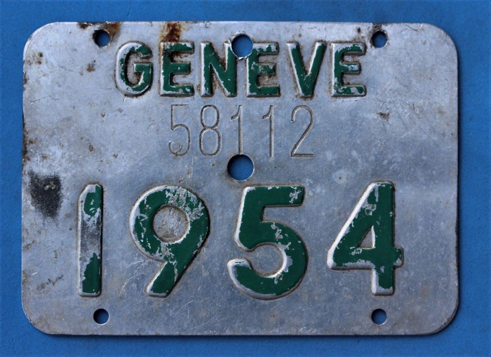 VELONUMMER GENEVE 1954 OLDTIMER VELO Kaufen auf Ricardo