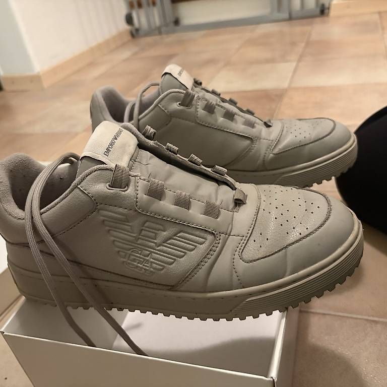 Scarpe da uomo: Emporio Armani Sneaker Beige – Nuovo e nell'imballaggio originale da Winterthur venduto da fat_x5t2