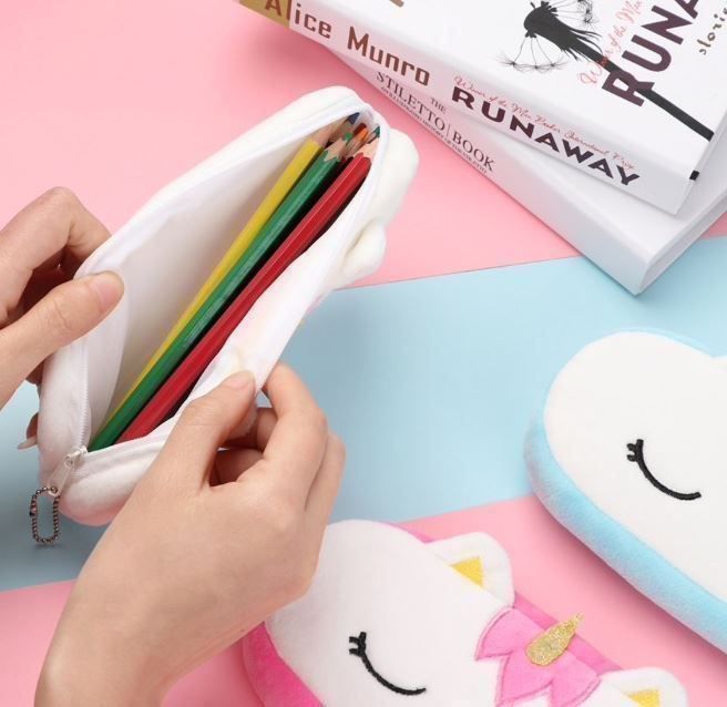 Schüler-Etuis: #102 Einhorn Plüsch Etui – Neu (gemäss Beschreibung) aus Alchenflüh von Ova1 1