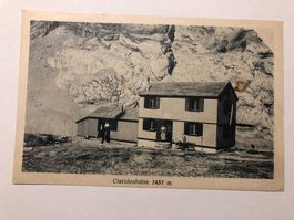 Alte Ansichtskarte Claridenhütte 2457 m 1919 (Klaridahütte)