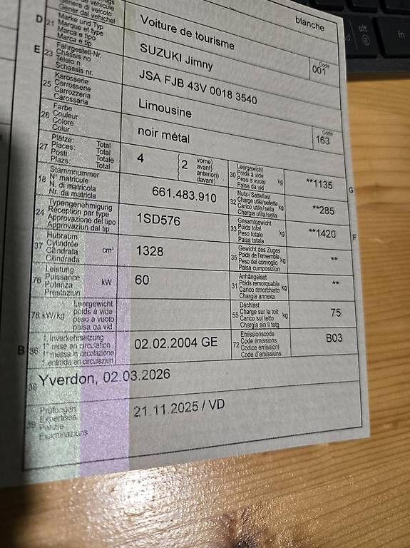Autos: Suzuki Jimny 4x4 1.3vvt – D'occasion à Valeyres-Rances par ale_8wyy