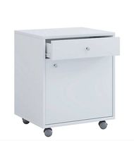 2Stk. Rollcontainer B 45x T 38x H 54 cm in weiss