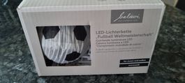 LED-Lichterkette Fussball WM warmweiss neuwertig