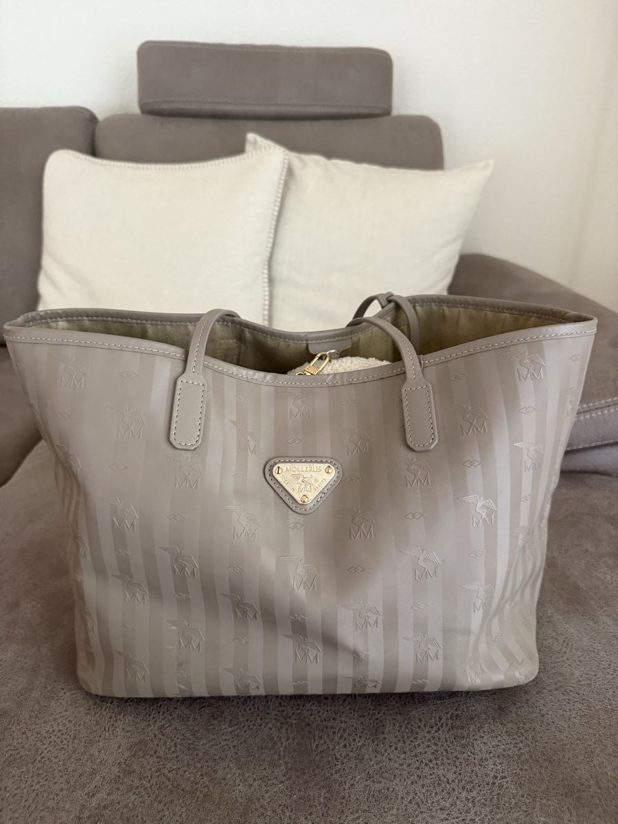 Borse da donna: Tasche Shopper Bern grau/taupe – Usato da Steinach venduto da loloxixi