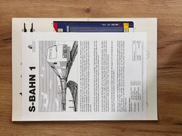 1 Modellbogen Pädagogischer Verlag S-Bahn 1