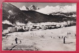 PONTRESINA MIT JULIERKETTE, SKIGEBIET, 31.12.1951