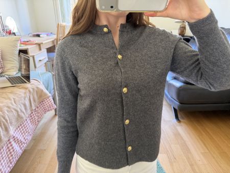 MASSIMO DUTTI WOOL CASHMERE CARDIGAN