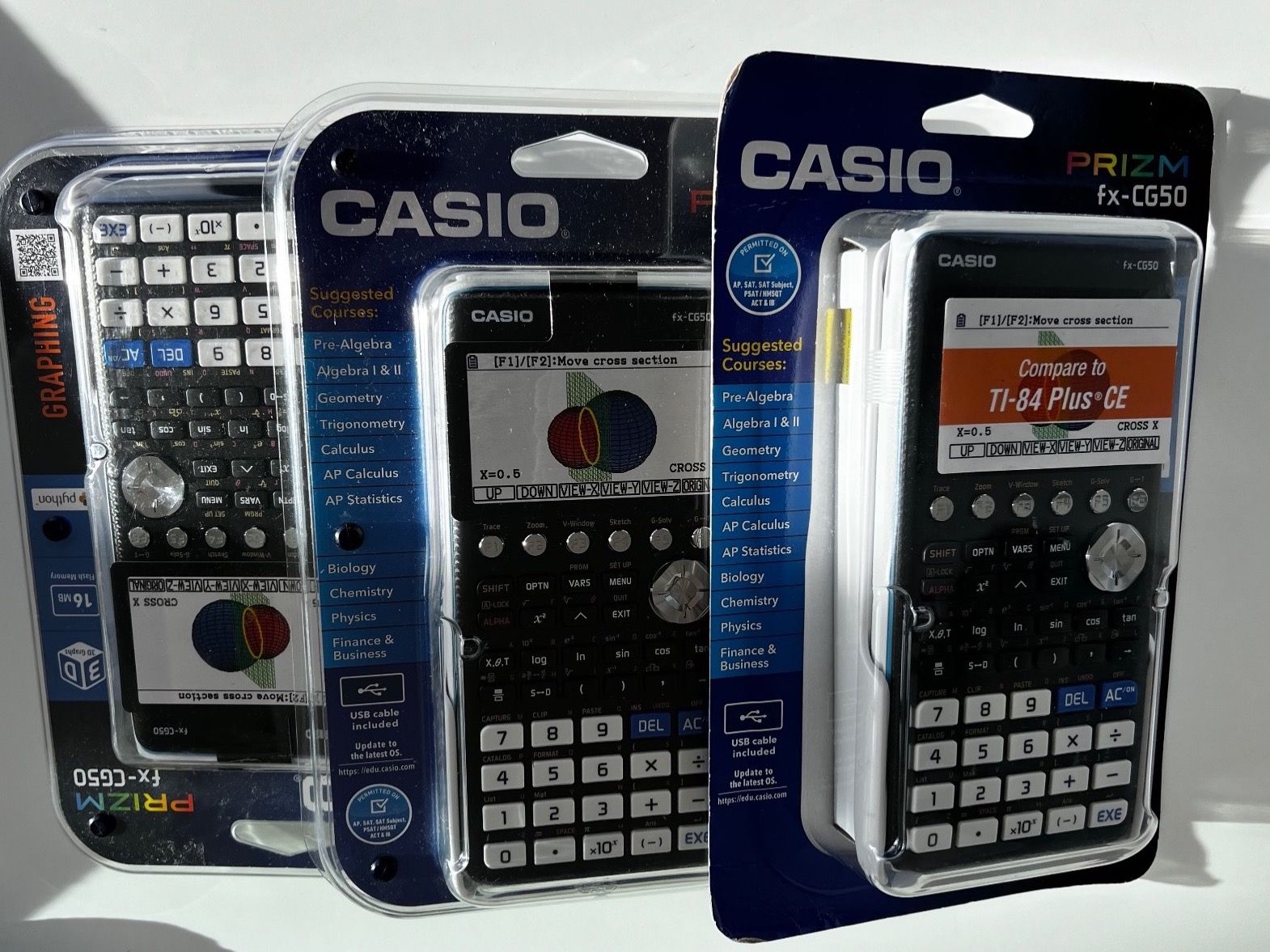 Casio Calcolatrici tascabili: CASIO FX-CG 50 Grafikrechner – Nuovo e nell'imballaggio originale da Lausanne venduto da Nat_Sha