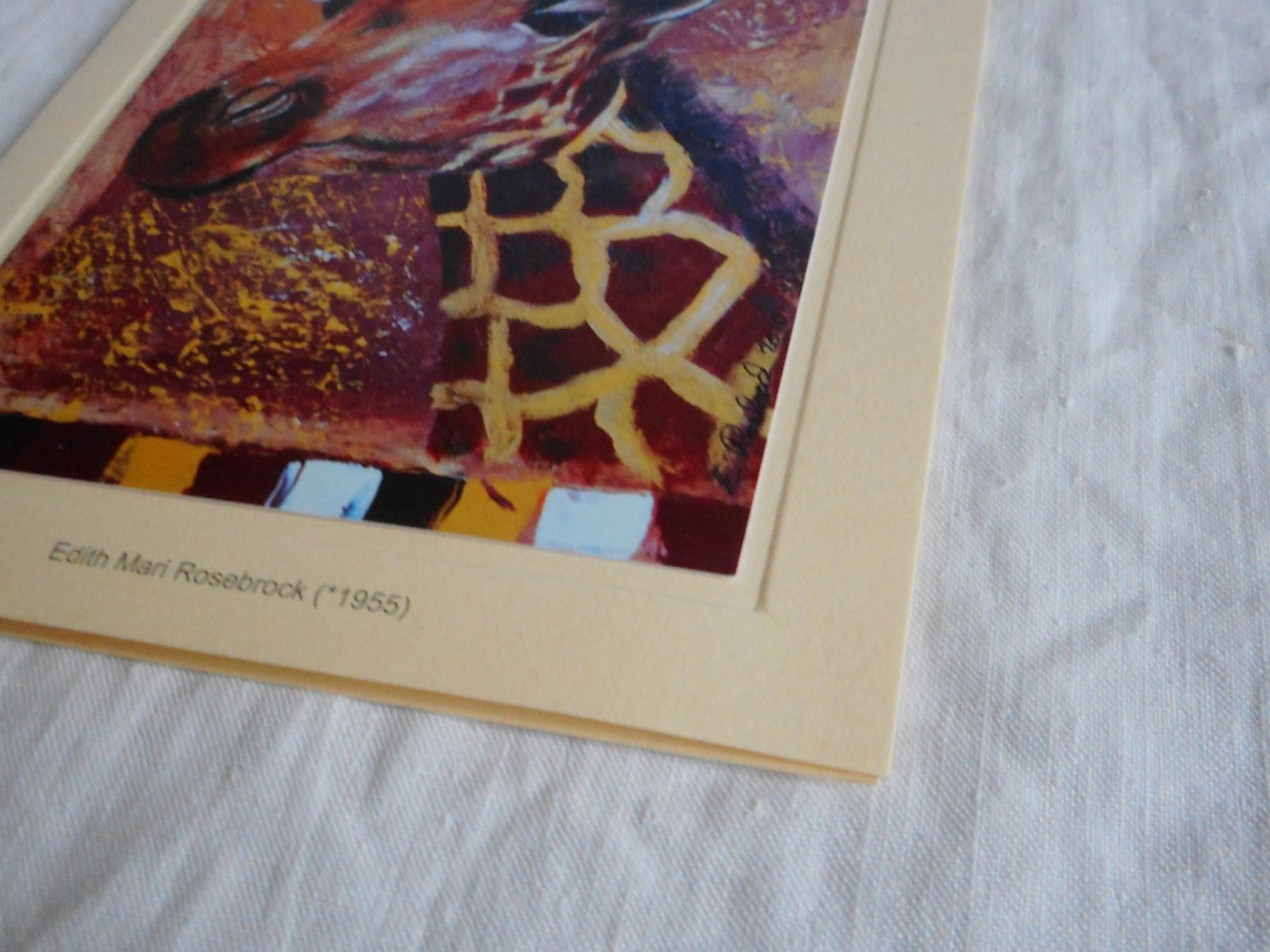 Cartoline postali: Kunstkarte - Edith Mari Rosebrock – Nuovo e nell'imballaggio originale da Niederlenz venduto da Berghem 1