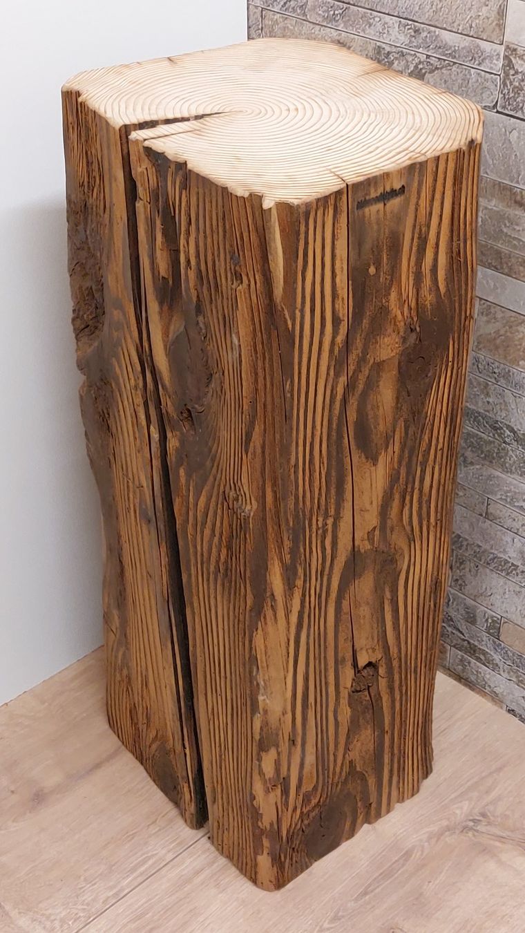 Tutte le decorazioni: Rustikale, massive und wunderschöne Altholzsäule / Dekosäule – Nuovo e nell'imballaggio originale da Egnach venduto da Oldwoodstyle 5