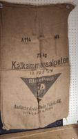 Wunderschöner alter Jutesack Nr 9  Kalkammonsalpeter