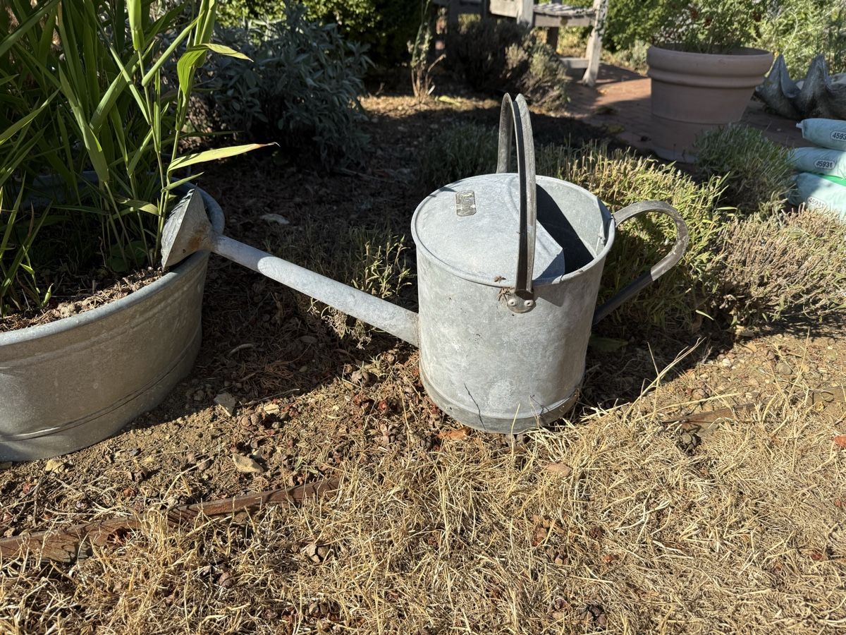 Bewässern & Giessen: Gartengiesskannen Zink – Gebraucht aus St. Pantaleon von Ymanu 7