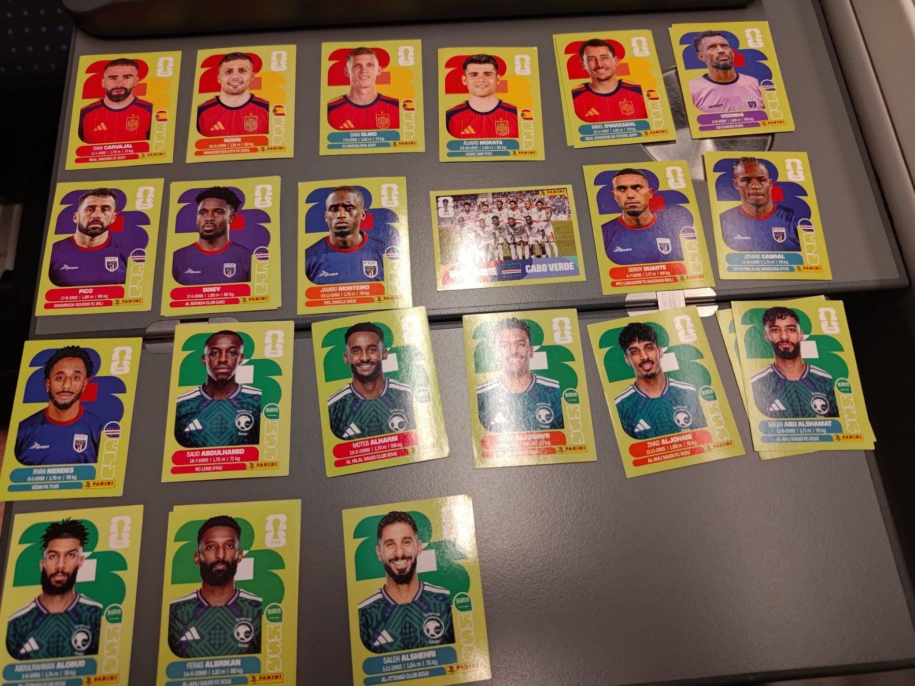 Panini Sammelbilder & Trading cards: Panini 2026 - SET ESP, CPV, KSA – Neu (gemäss Beschreibung) aus Bern von Nicolaro 1