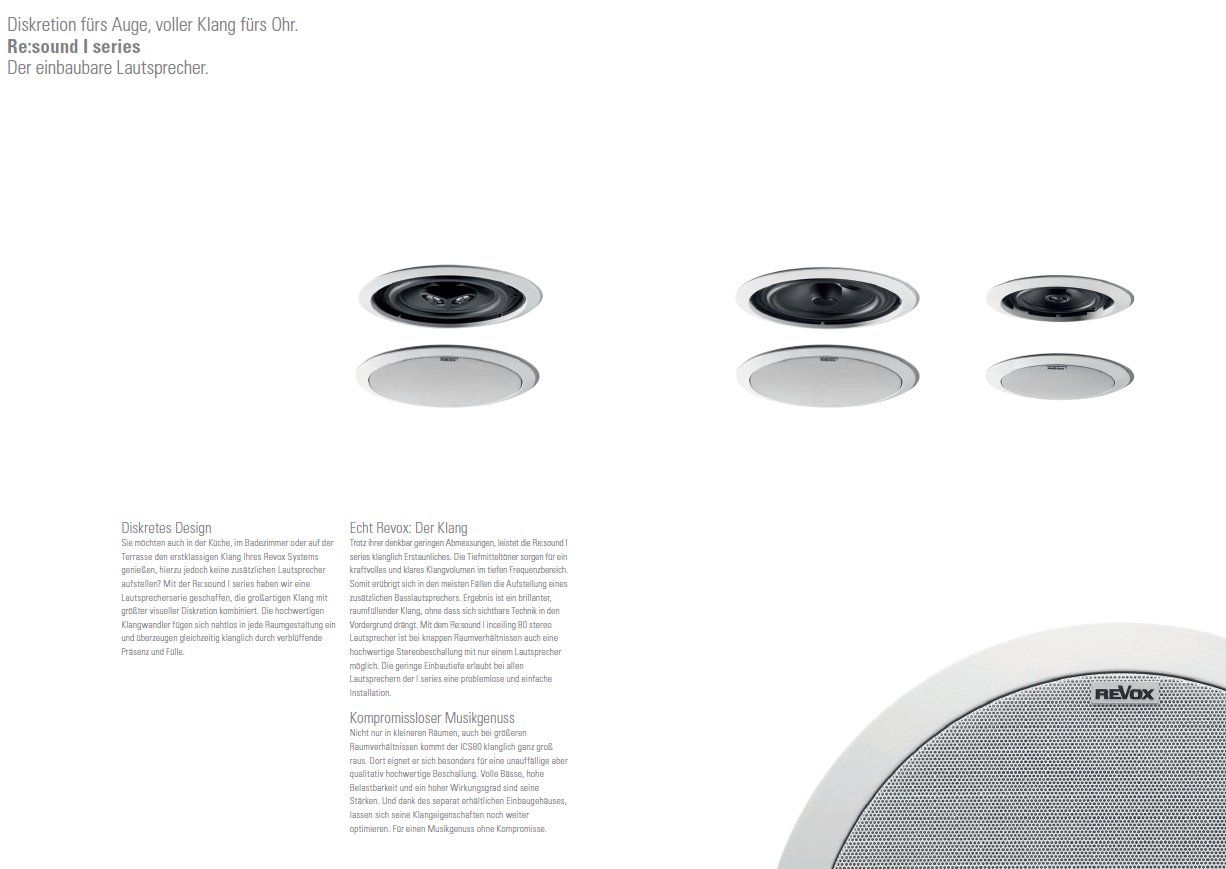 Revox Casse acustiche: Revox Einbaulautsprecher Inceiling 80 + Inceiling 80 Stereo – Nuovo (secondo la descrizione) da Unterägeri venduto da sumatronic 6
