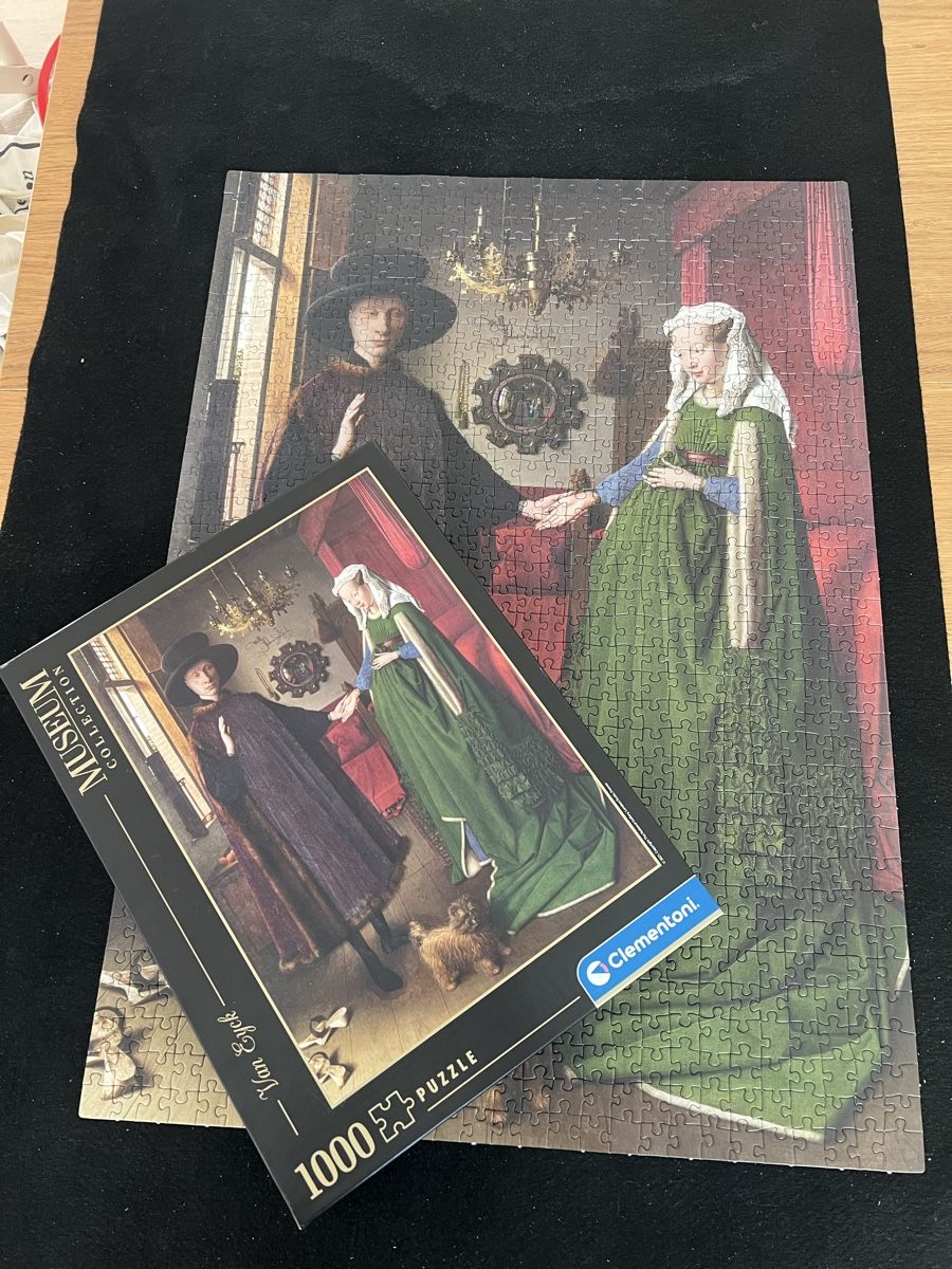 Clementoni Puzzles: Puzzle Clementoni  - Arnolfini Hochzeit - 1000 Teile – D'occasion à Winterthur par Wikingerlady 2