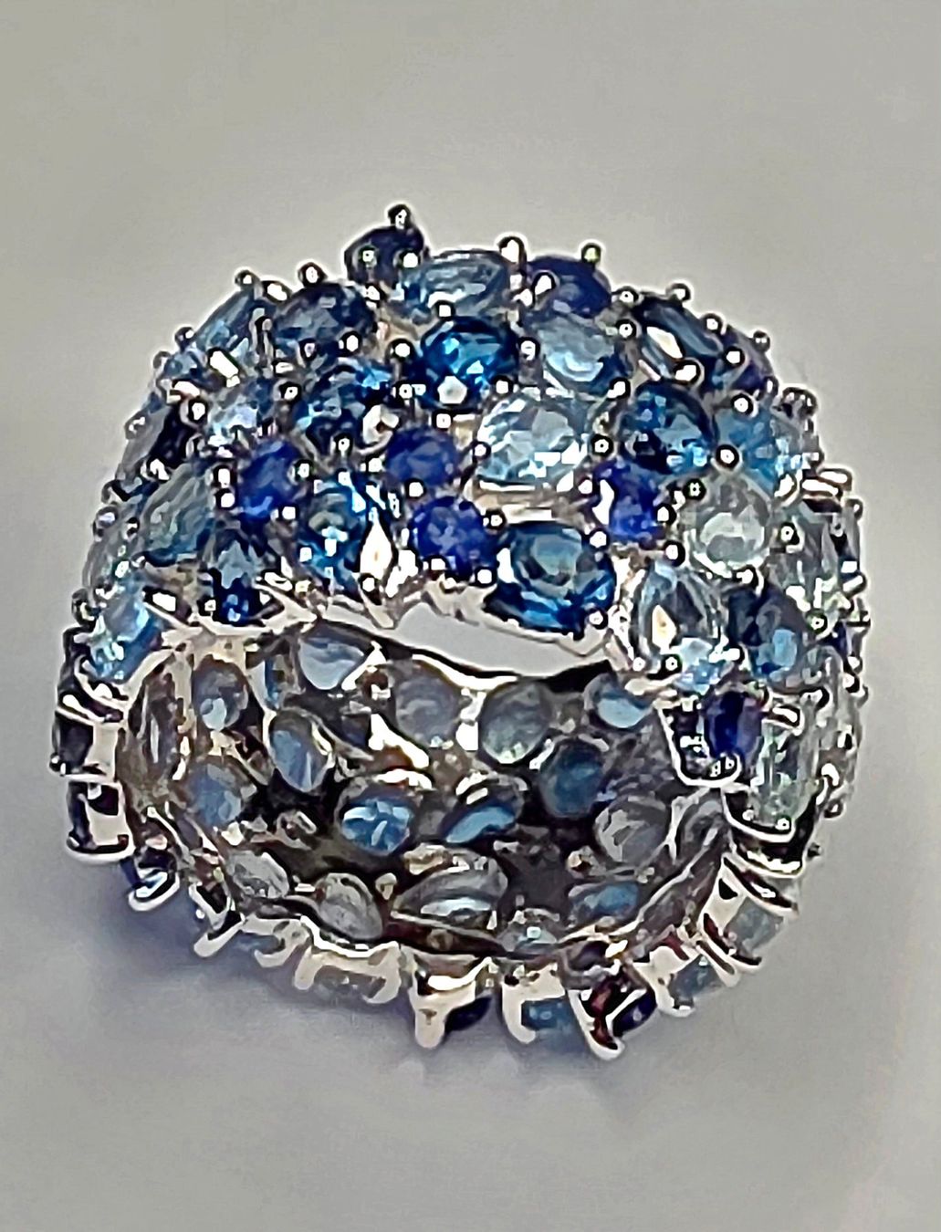 Bagues: Blau Safir mit Topas Ring – Neuf (Voir description) à Zürich par adriben 3
