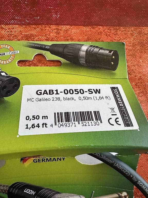 Cavi: Câble xlr Galileo 238 / 0.5 mètre NEUF – Usato da Mont-sur-Lausanne venduto da Bluesix6 1