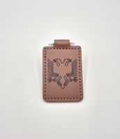 Leder Schlüsselanhänger mit Albanischem Adler, Neu!
