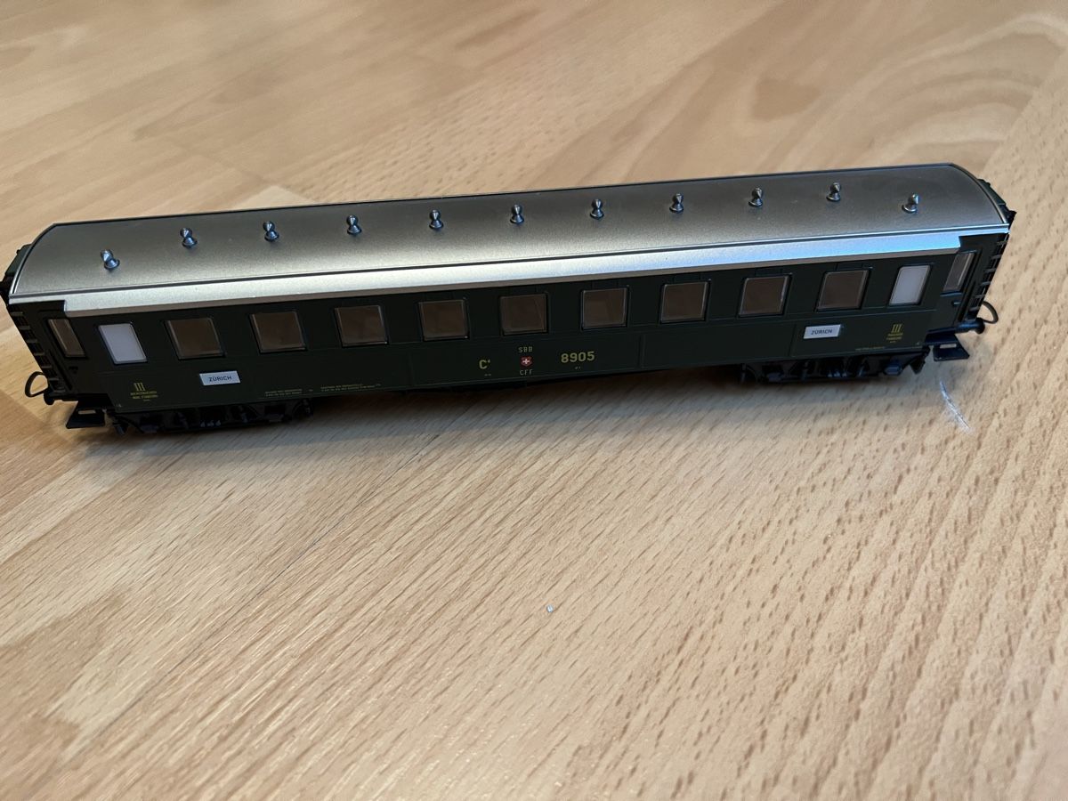 Trix Modellini di ferrovie: Trix Oldtimerwagen SBB – Usato da Gisikon venduto da ram_78bx