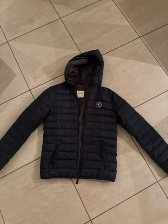 Abercrombie Übergangsjacke, Gr. XL/16, Dunkelblau, Top!