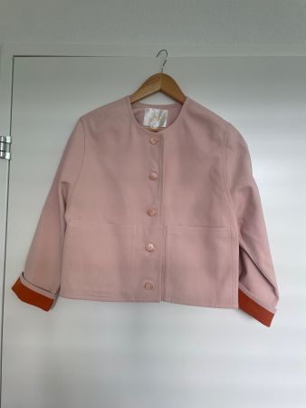 Jacke Des Petits Hauts TALINA rosa orange neu