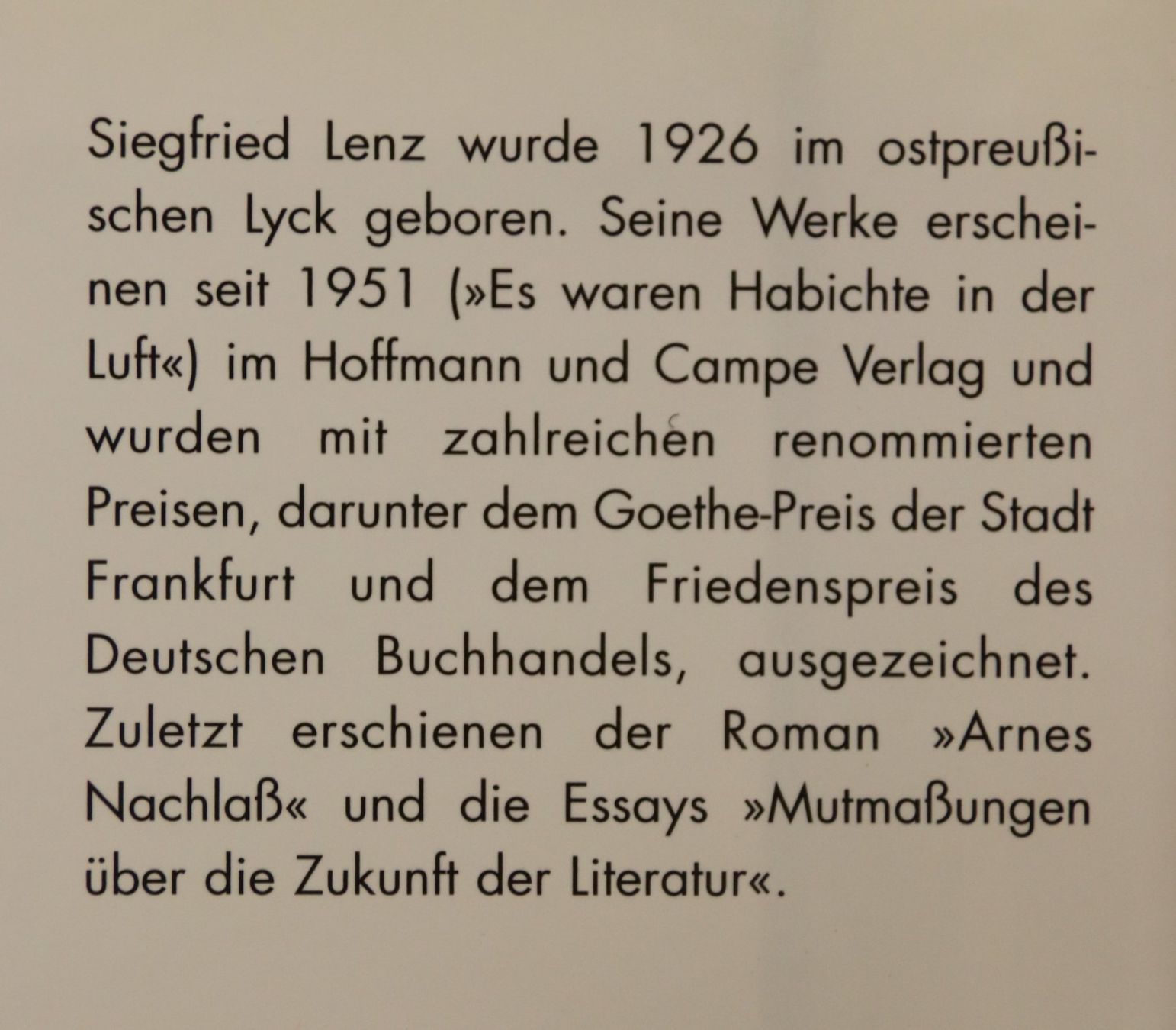 Libri: Das Fundbüro von Siegfried Lenz – Nuovo e nell'imballaggio originale da Glattfelden venduto da Vrenely 5