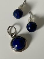 Anhänger und 2 0hrstecker Lapis Lazuli
