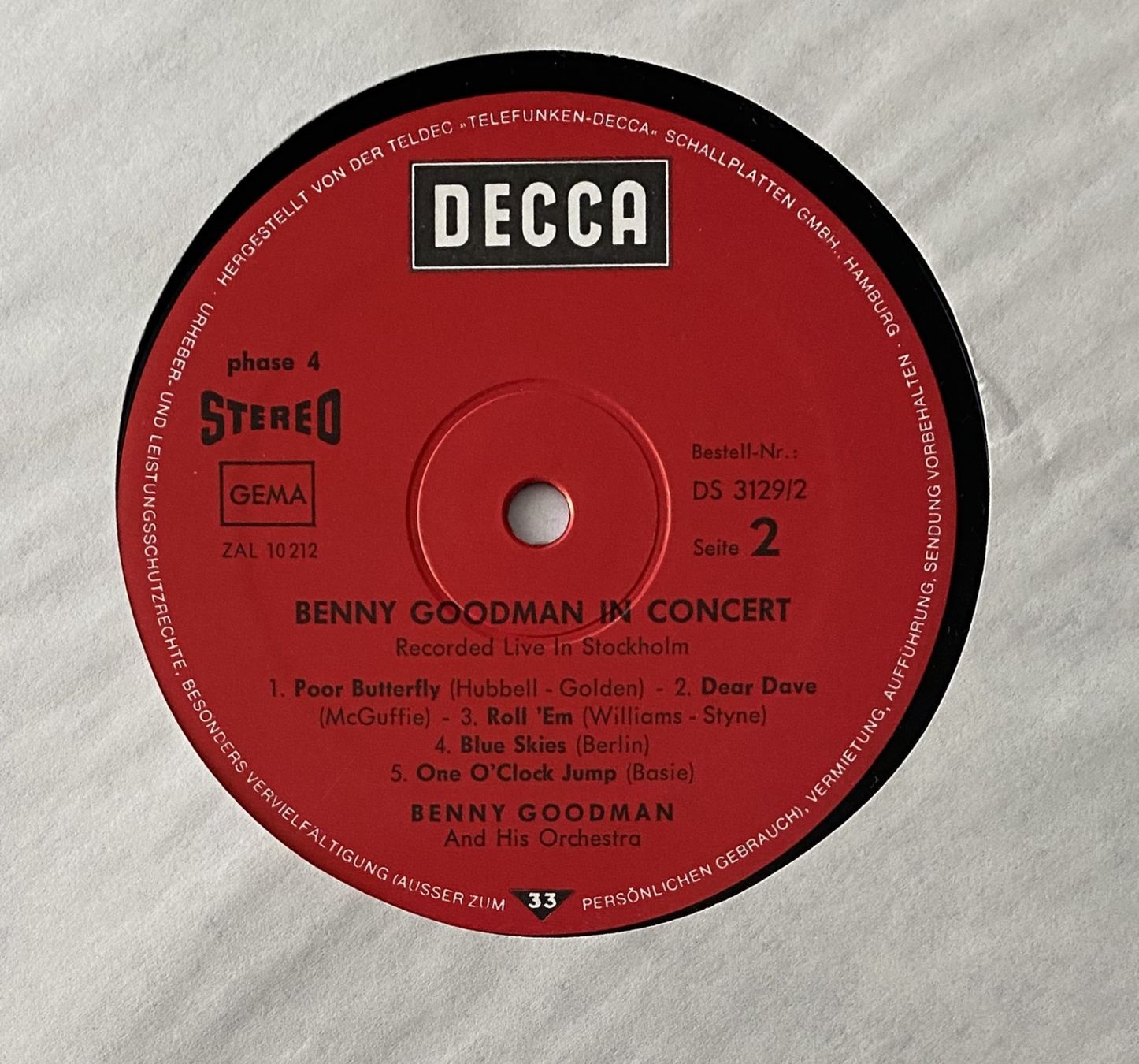 Vinyles: Benny Goodman and his Orchestra – D'occasion à Flums par Empe1 6