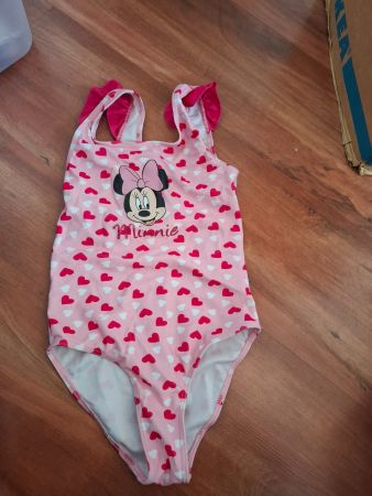 Minnie Maus Badeanzug Gr. 110/116 neuwertig ***TOP-Preis***