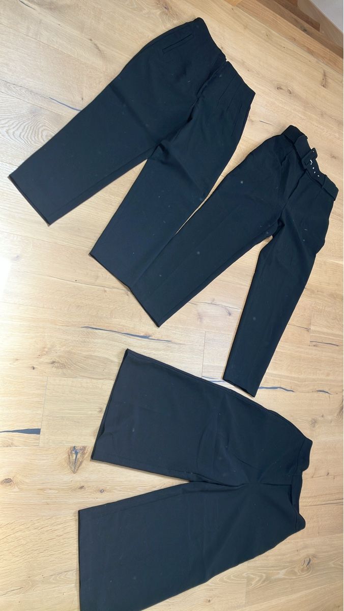 Zara Lotti di vestiti: 3 schwarze Stoffhosen Gr M - zara – Usato da Weissbad venduto da Praxedis_P51