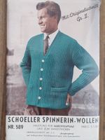 Schnittmuster 1950er Herrenode
