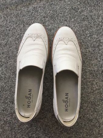 Hogan Schuhe, weiss, neuwertig, Grösse 38.5, Top Zustand! 