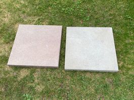 Grosse Zementplatten für Garten & Sitzplatz