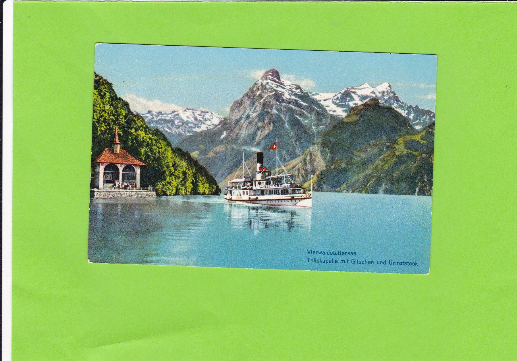 Cartoline postali: Tellskapelle-Raddampfer – Usato da St. Peterzell venduto da neckertal