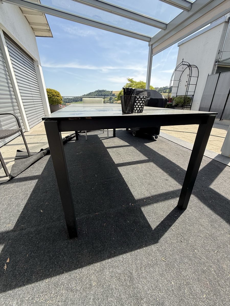Tavoli: Massiver grosser Gartentisch aus Glas – Nuovo (secondo la descrizione) da Fislisbach venduto da meb_cgw9