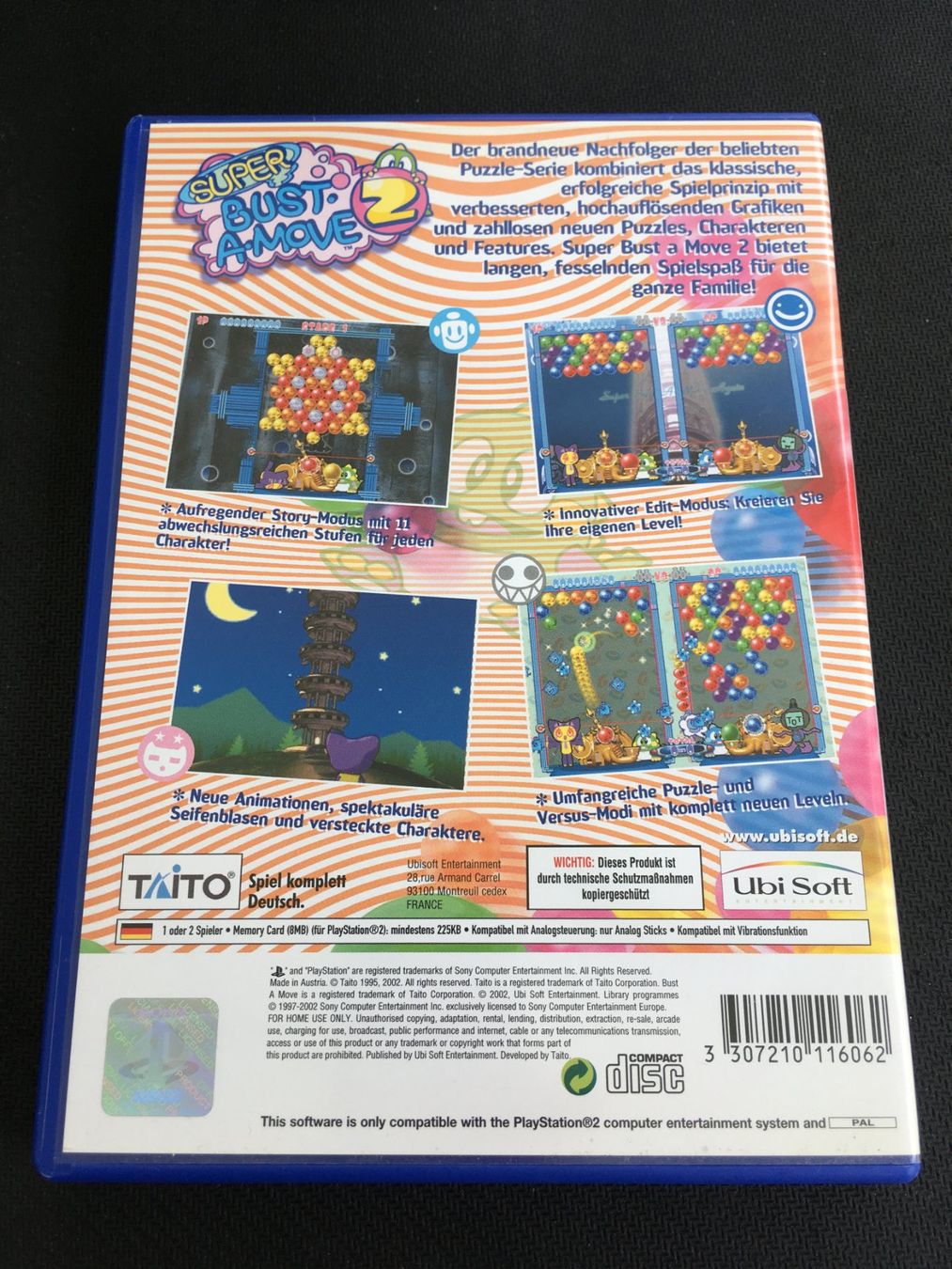 Sony Giochi: Super Bust-A-Move 2 - Playstation 2 Game – Usato da St.Gallen venduto da Punktchen01 1