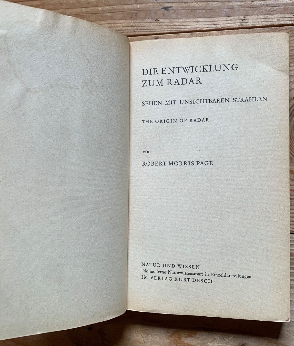 Libri: Buch Die Entwicklung des Radar – Usato da Goldingen venduto da Bergler012 3