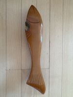 Flaschenöffner Holz Fischform gut erhalten