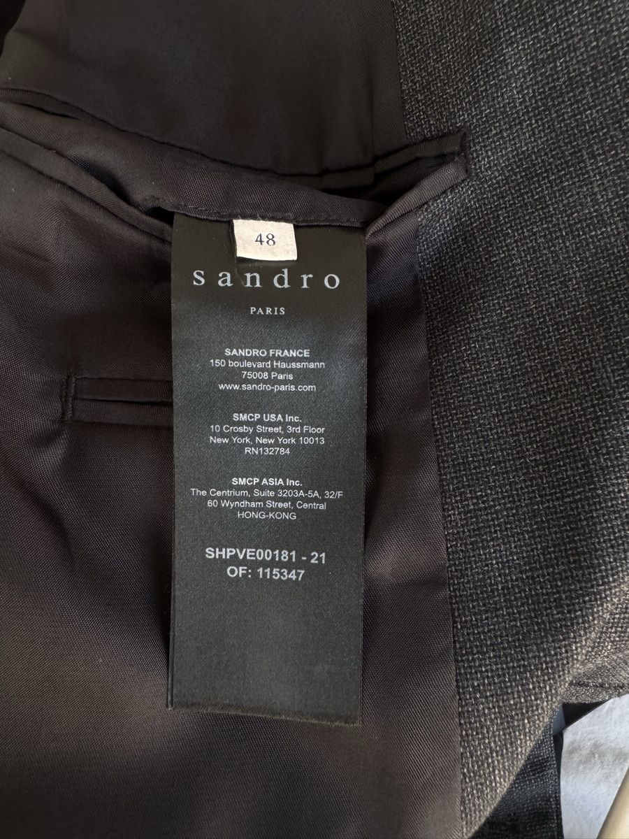Sandro Giacche: Sandro Grey Blazer – Usato da Mendrisio venduto da and_9tf8 3