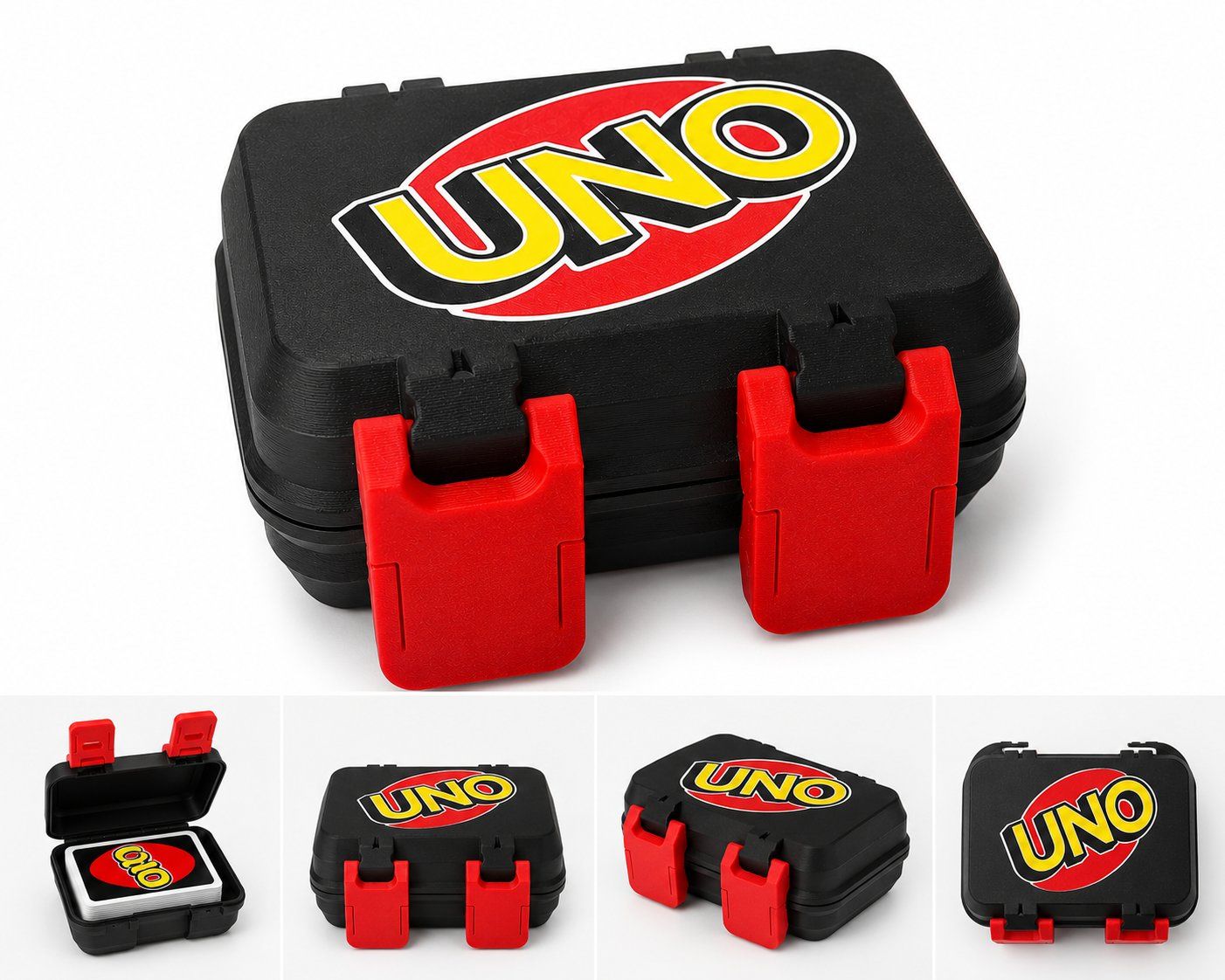 Spielzeuge: UNO Kartenbox – Kartenaufbewahrung mit Secure Lock – Neu und originalverpackt aus Wald ZH von lunqdesign