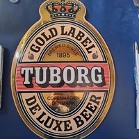 Enseigne Tuborg Beer tôle émaillée