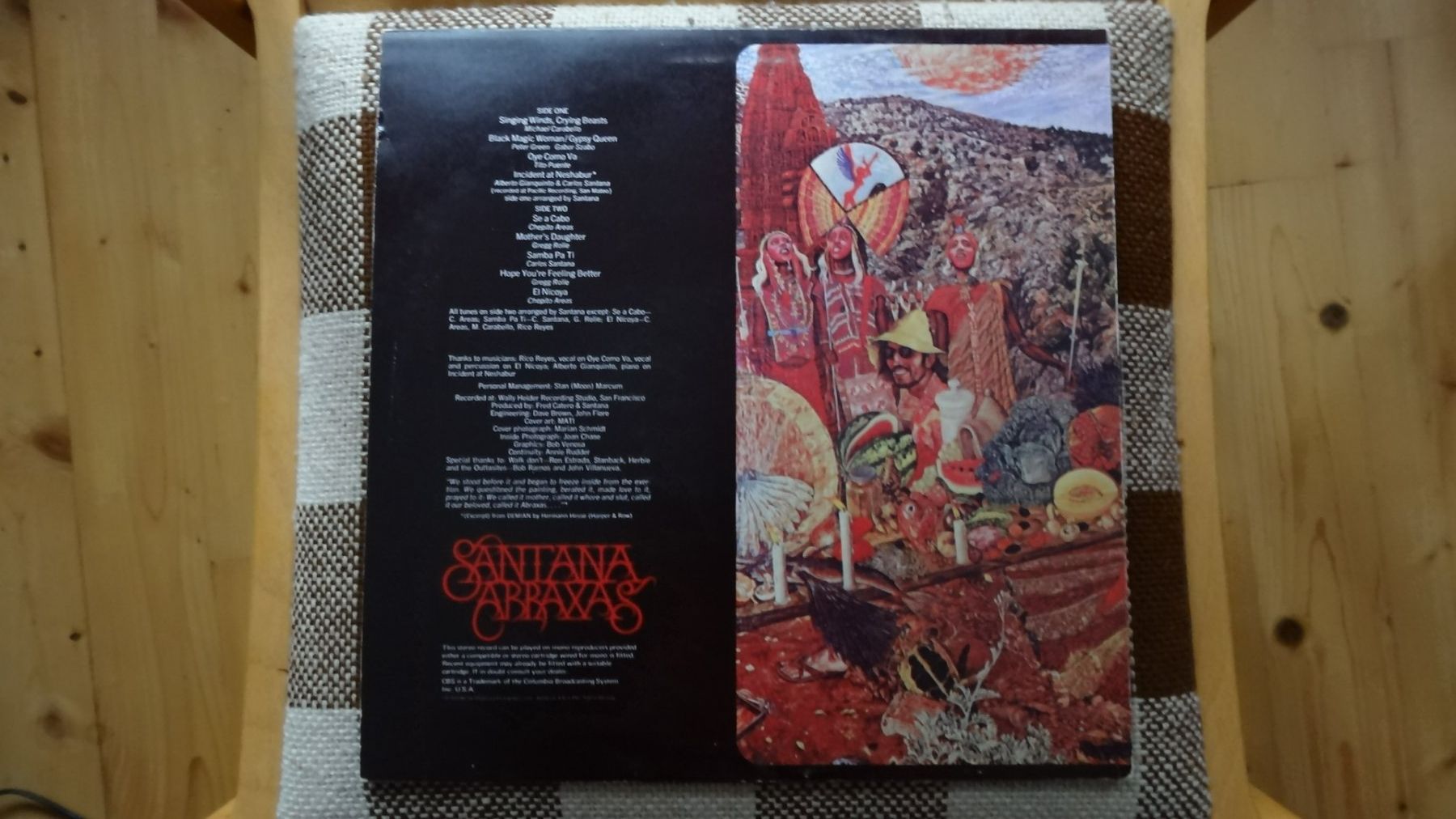 Dischi in vinile: LP Santana ABRAXAS – Usato da Anwil venduto da larks 1