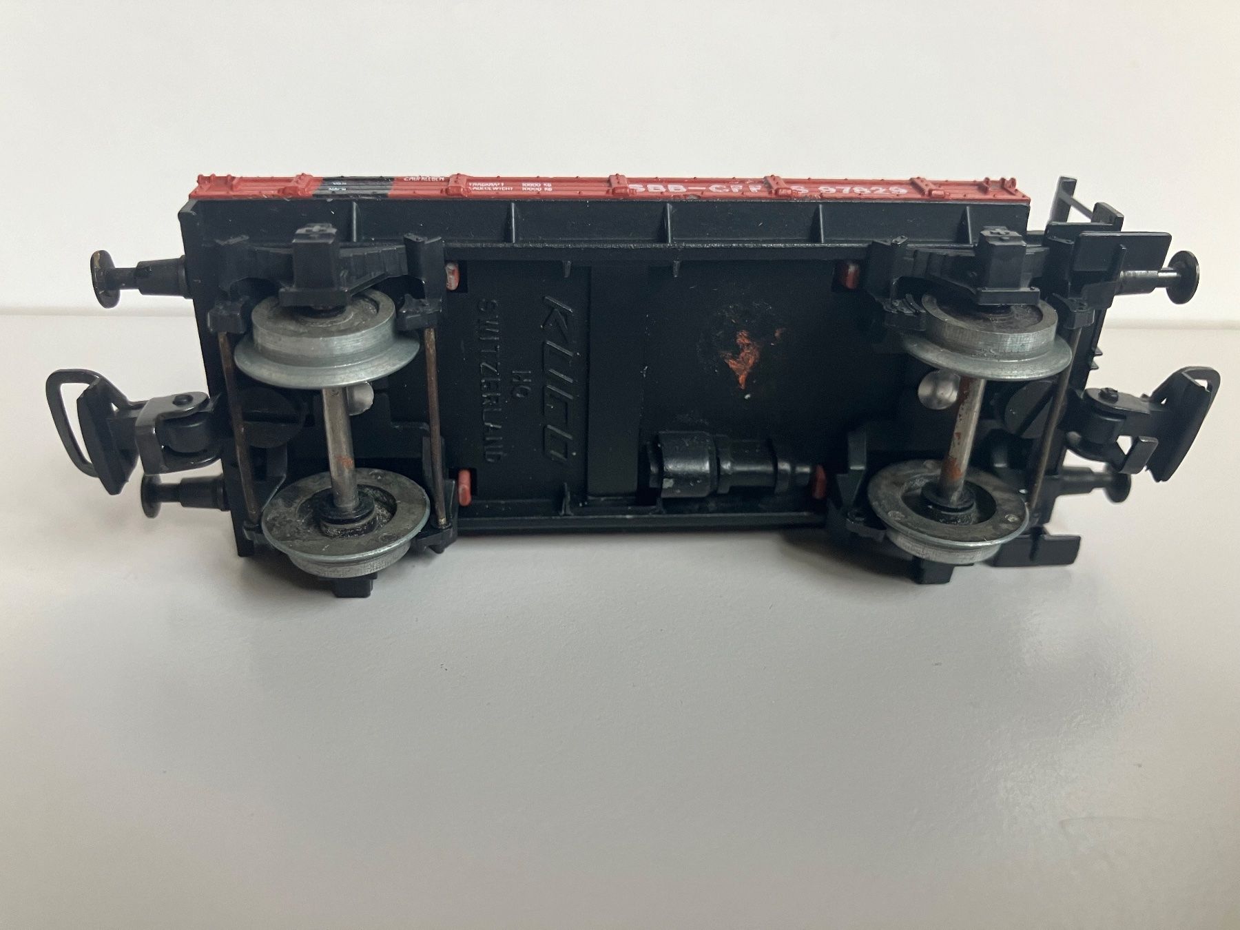 Modellini di ferrovie: Ruco SBB 2 Achserwagen mit Plane – Usato da Buchs ZH venduto da swiss-train 5