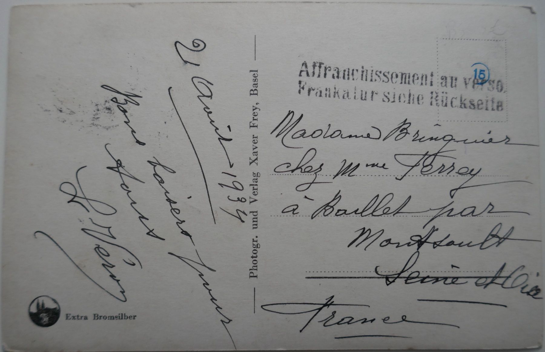Cartes postales: 1934 Postkarte St. Johanntor Basel – D'occasion à Möhlin par PHILABARTIS 1