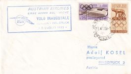 Erstflug AUA Venedig - Innsbruck 1960