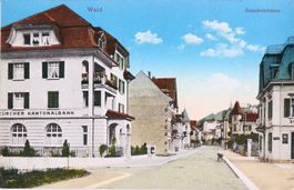 Wald ZH Ortsansicht Bahnhofstrasse Nr.2322 ,  1916