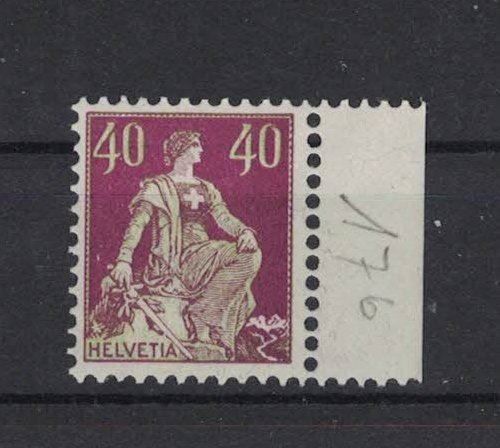 Tutti i francobolli: 1925-Helvetia mit Schwert ** – Nuovo e nell'imballaggio originale da Birsfelden venduto da jas54