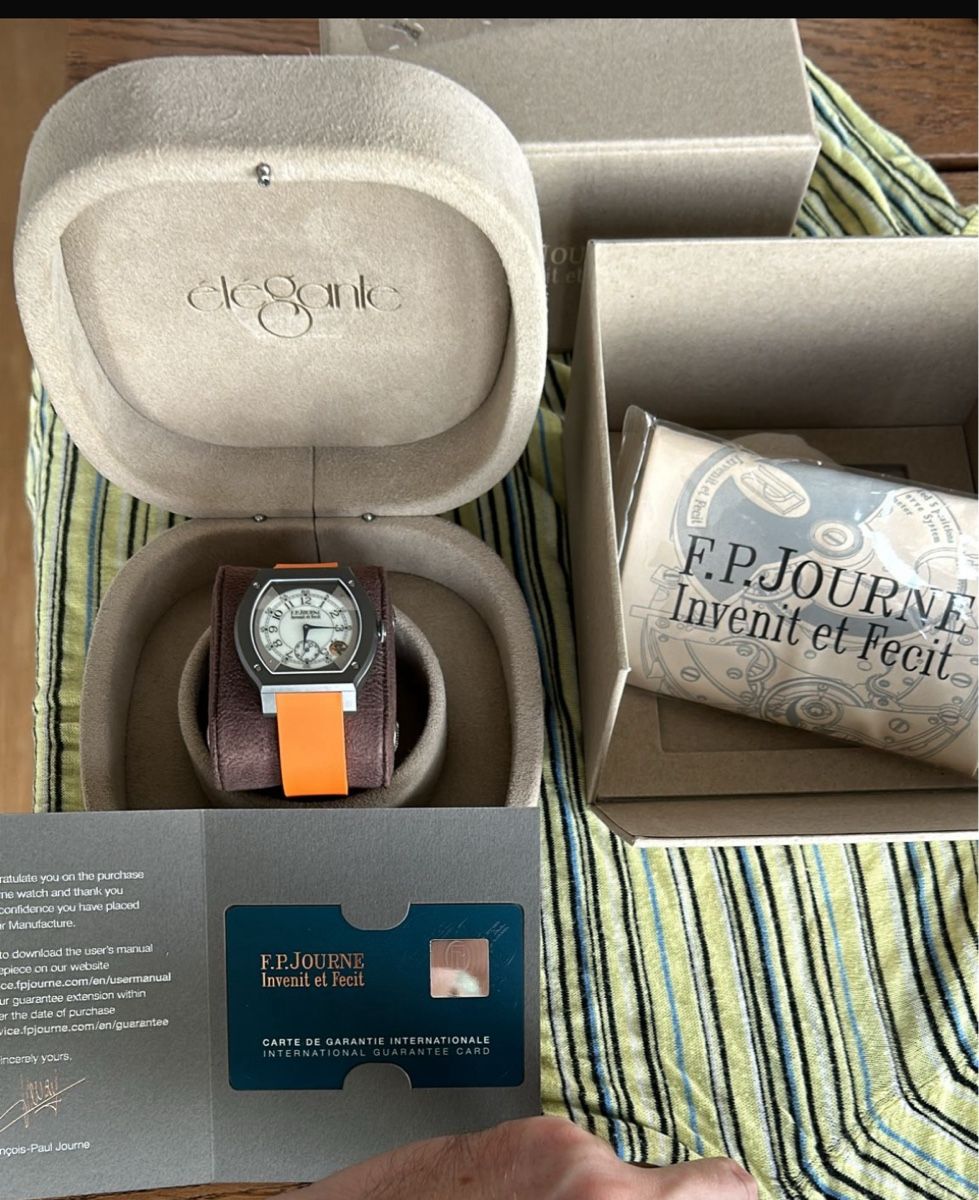 Orologi: F. P. Journe Elegante 48 mm Unworn Full Set – Nuovo e nell'imballaggio originale da Zug venduto da mic_8hzn