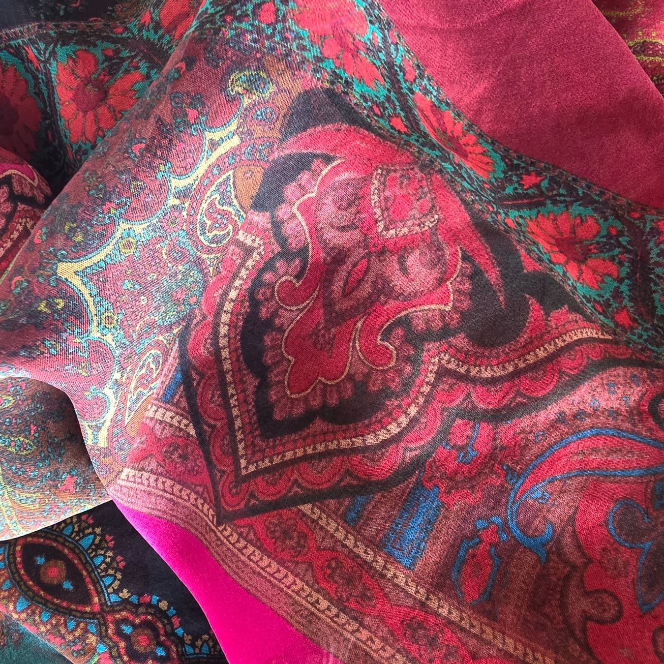 Foulard & Sciarpe: 🐸 SEIDENSCHAL 130 x 70 – Nuovo (secondo la descrizione) da Môtier (Vully) venduto da Frogs 8
